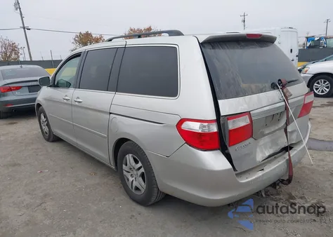 2007 Honda Odyssey Ex-L из США, поврежденный, VIN 5FNRL387X7B129229